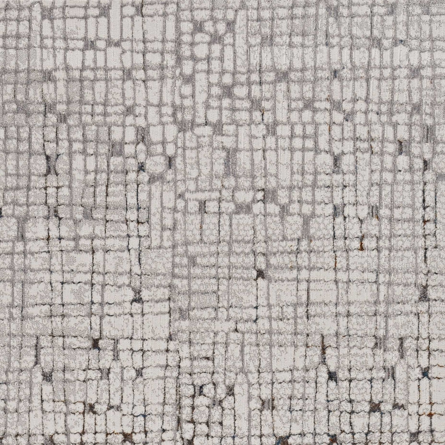 7' Gray And Black Abstract Area Rug-6