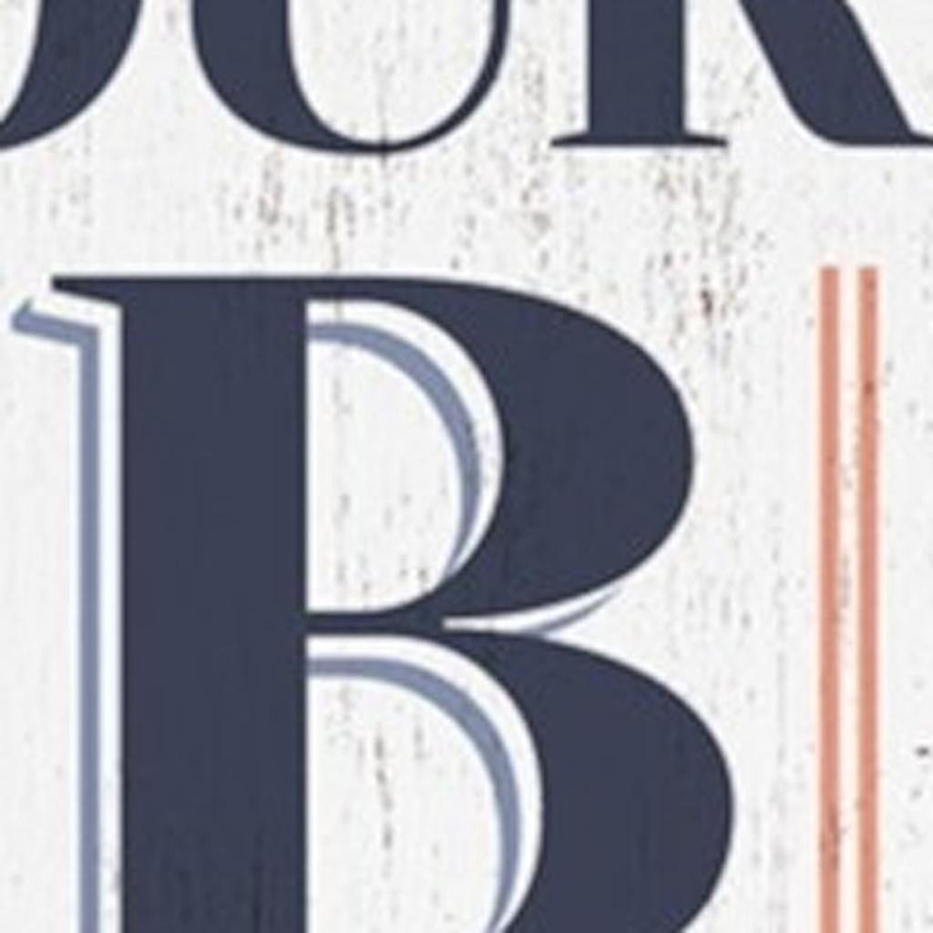 36" White And Blue Solid Wood Our Beach House Porch Sign-7