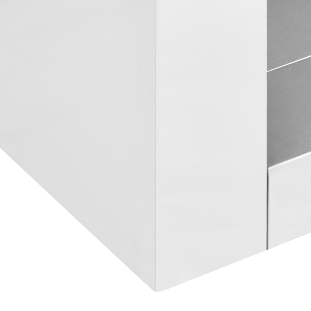 vidaXL Wall Cabinet Storage Cabinet Kitchen Wall Cupboard Stainless Steel