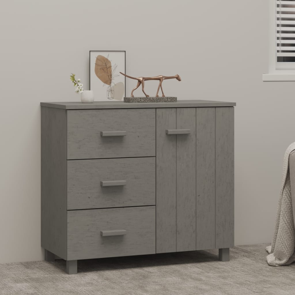 vidaXL Sideboard Buffet Cabinet with Storage for Kitchen HAMAR Solid Pinewood