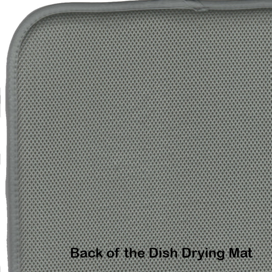Finnish Spitz Cozy Christmas Dish Drying Mat