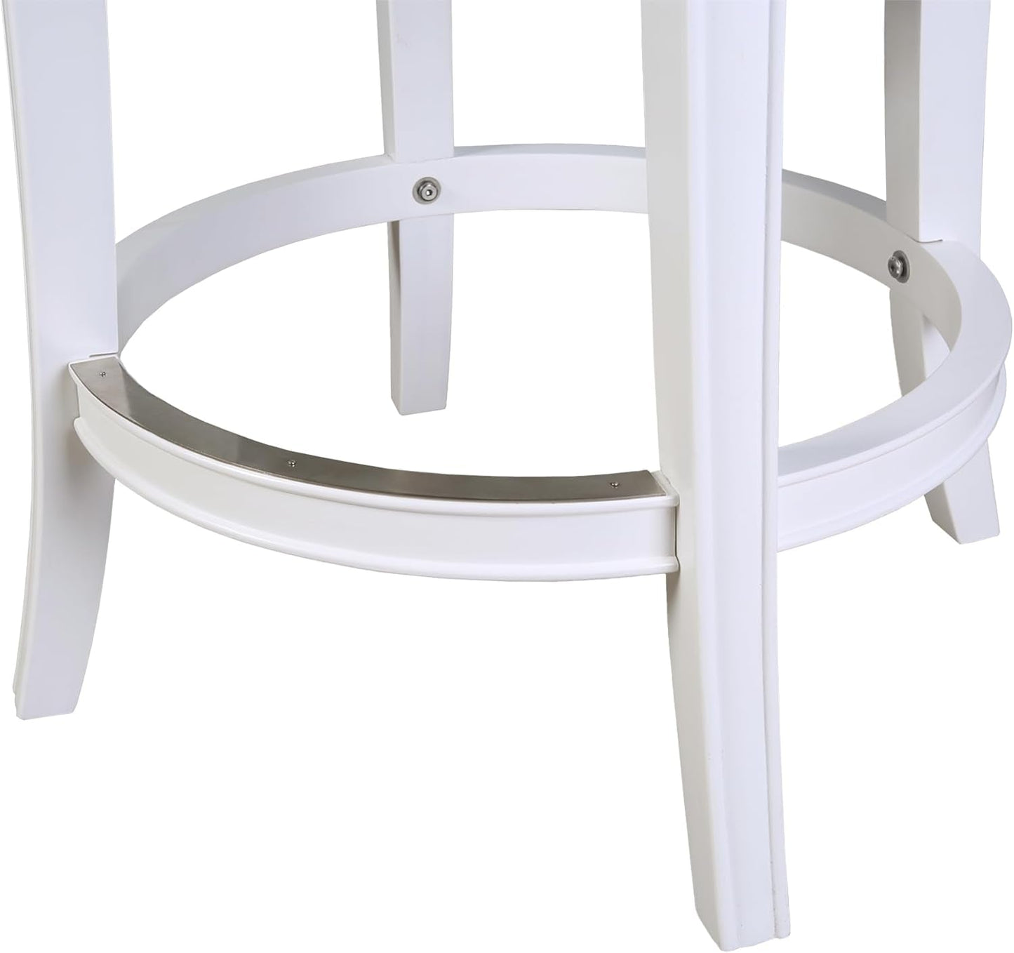 Stylish 31 Inch Bar Stool with Swivel Gray Seat