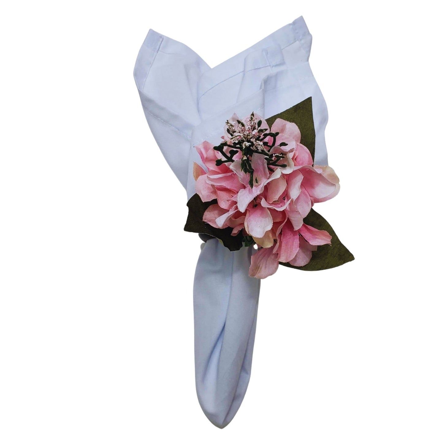 Maison Charlô | Set of 4 Rose - Lion's Mouth Napkin Rings for events, wedding, party, birthday