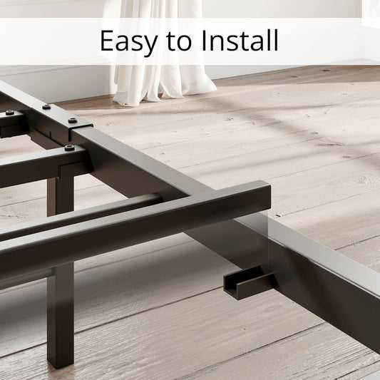 King Size Bed Frame With Storage Headboard USB Ports
