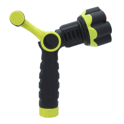 8" Black And Light Green Zinc Alloy Garden Spray Nozzle-4