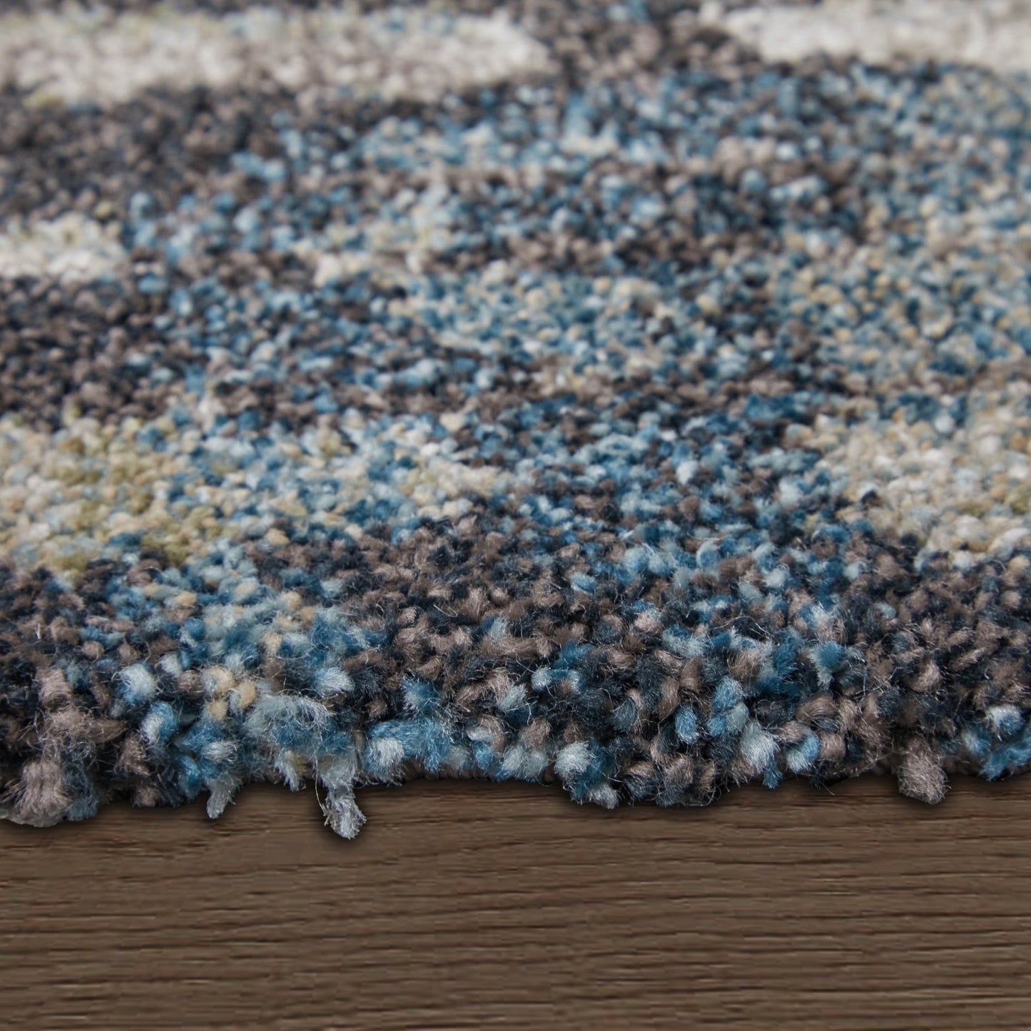 10' X 13' Gray Black And Ivory Abstract Distressed Area Rug