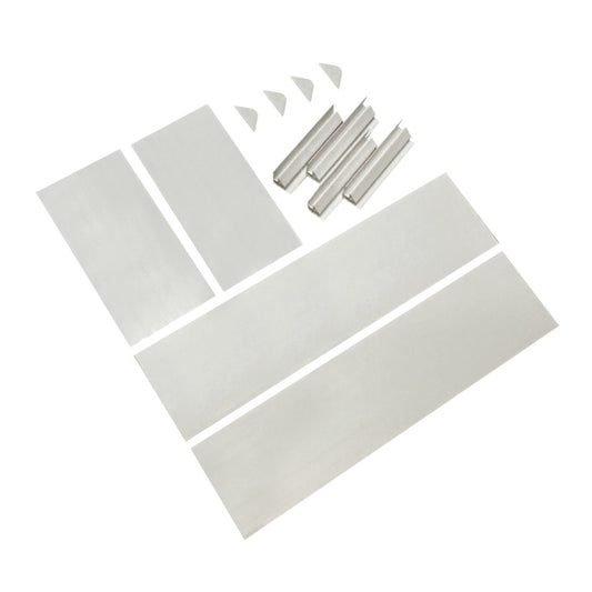 44" X 22" White Heavy Duty Plastic Rectangular Raised Garden Bed