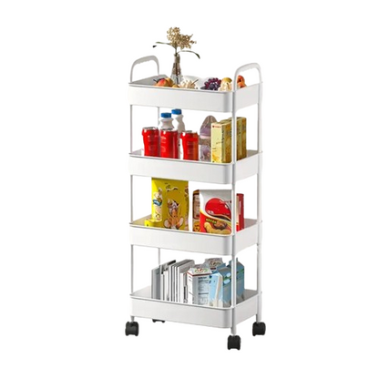 Narrow Gap Organizer: Slim Storage Cabinet for Kitchen or Bathroom-0