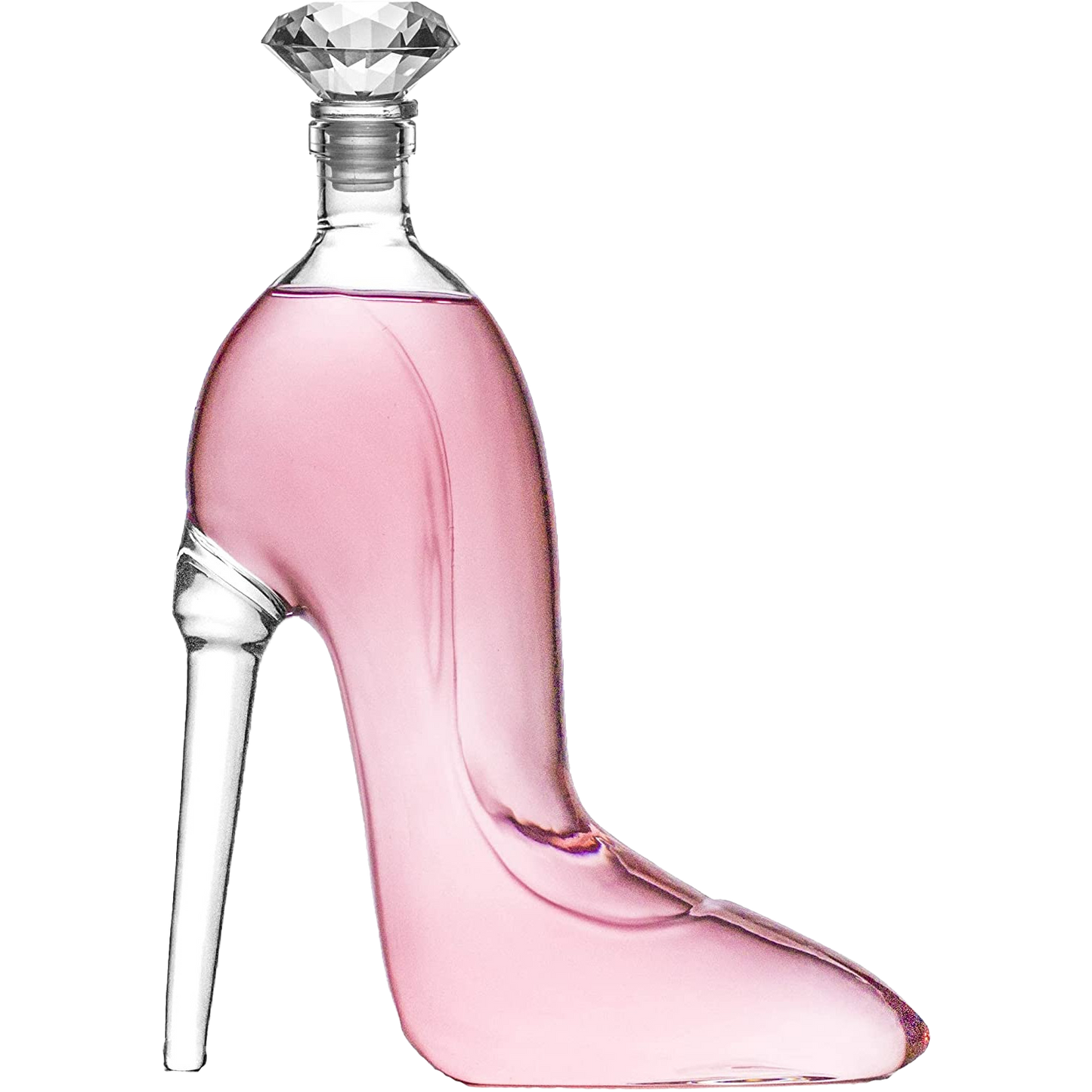 Heel Stiletto High Heels Shape Decanter Whiskey and Wine Decanter with Stopper - Handcrafted High Heel Decanter for Wine Liquor Rum Bourbon Tequila, Elegant Decanter Gifts for Women - Copyright Design