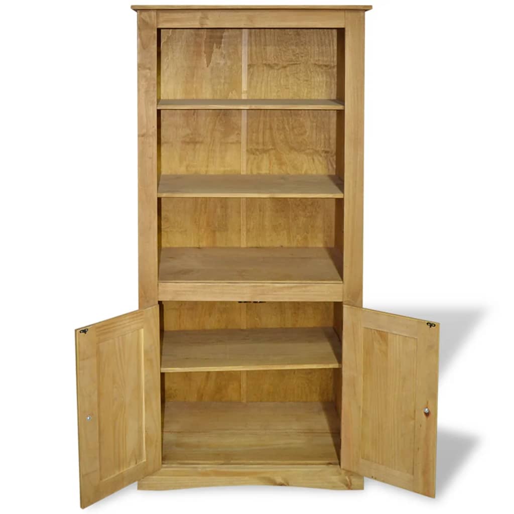 vidaXL Kitchen Cabinet Buffet Cupboard Storage Cabinet with Doors Mexican Pine