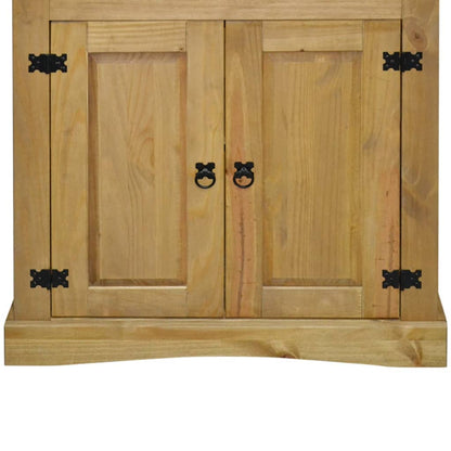 vidaXL Kitchen Cabinet Buffet Cupboard Storage Cabinet with Doors Mexican Pine