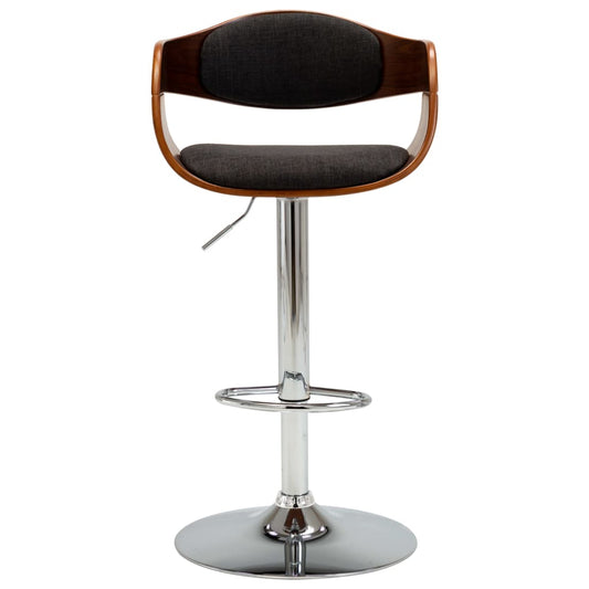 vidaXL Solid Bent Wood Bar Stool Faux Leather Bar Counter Seating Multi Colors
