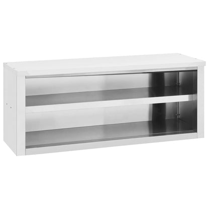 vidaXL Wall Cabinet Storage Cabinet Kitchen Wall Cupboard Stainless Steel