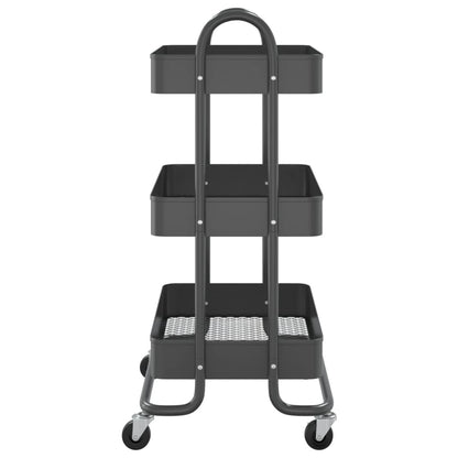vidaXL Trolley 3-Tier Kitchen Trolley Kitchen Island Storage Utility Cart