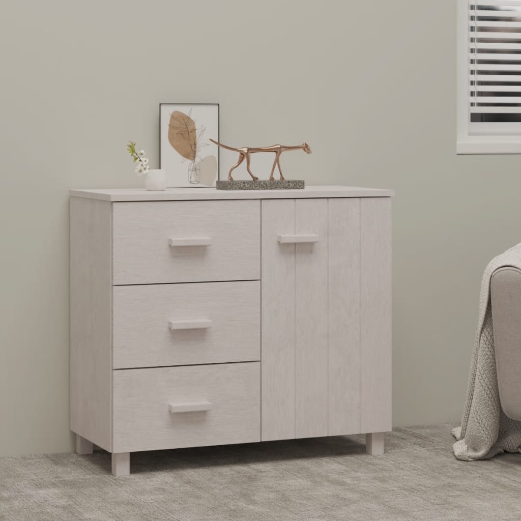 vidaXL Sideboard Buffet Cabinet with Storage for Kitchen HAMAR Solid Pinewood