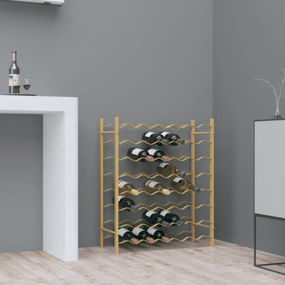 vidaXL Wine Rack Bottle Holder Wine Storage Organizer for Pantry Kitchen Metal