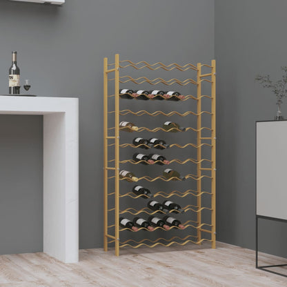 vidaXL Wine Rack Bottle Holder Wine Storage Organizer for Pantry Kitchen Metal