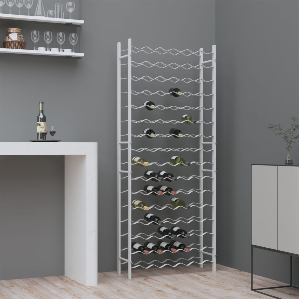 vidaXL Wine Rack Bottle Holder Wine Storage Organizer for Pantry Kitchen Metal