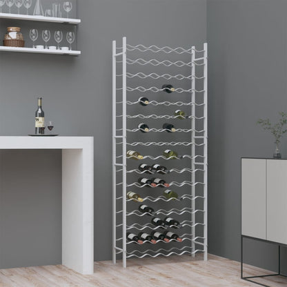 vidaXL Wine Rack Bottle Holder Wine Storage Organizer for Pantry Kitchen Metal