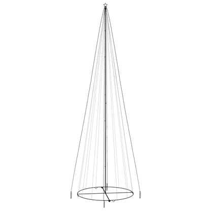 vidaXL Christmas Cone Tree Decoration Artificial Christmas Tree with LEDs