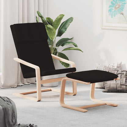vidaXL Chair Armchair Accent Chair Living Room Furniture with Footstool Fabric
