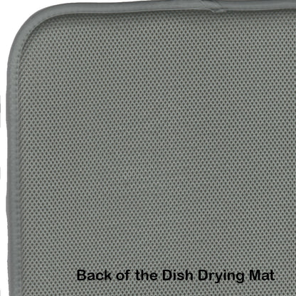 Finnish Spitz Cozy Christmas Dish Drying Mat