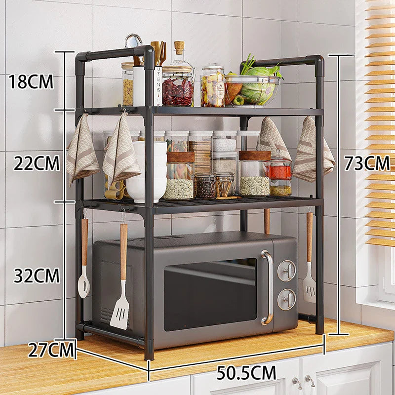 Multi-Layer Kitchen Storage Rack Shelf