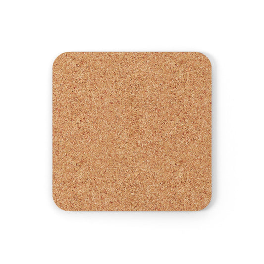 Coaster Set of 4 for Drinks Olive Green Mint Leaf Geometric Print