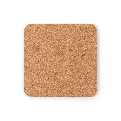 Corkwood Coaster 4 Piece Set - Multicolor Abstract Style Coasters