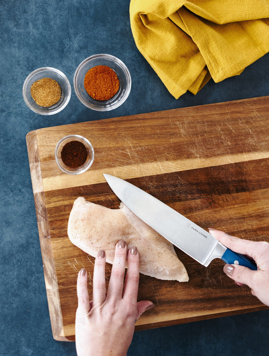 Superior 8 inch Chef Knife - Royal Blue