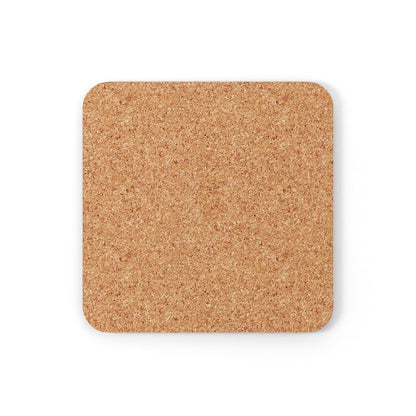 Handcrafted Square Coaster Set of 4 - Palm Tree Leaves Pattern