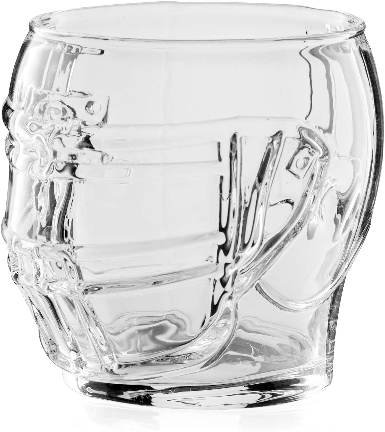 Ice Hockey Wine & Whiskey Decanter Set With 4 Helmet Whiskey Glasses by The Wine Savant 750ml Decanter 8 Ounce glasses Hockey Gift