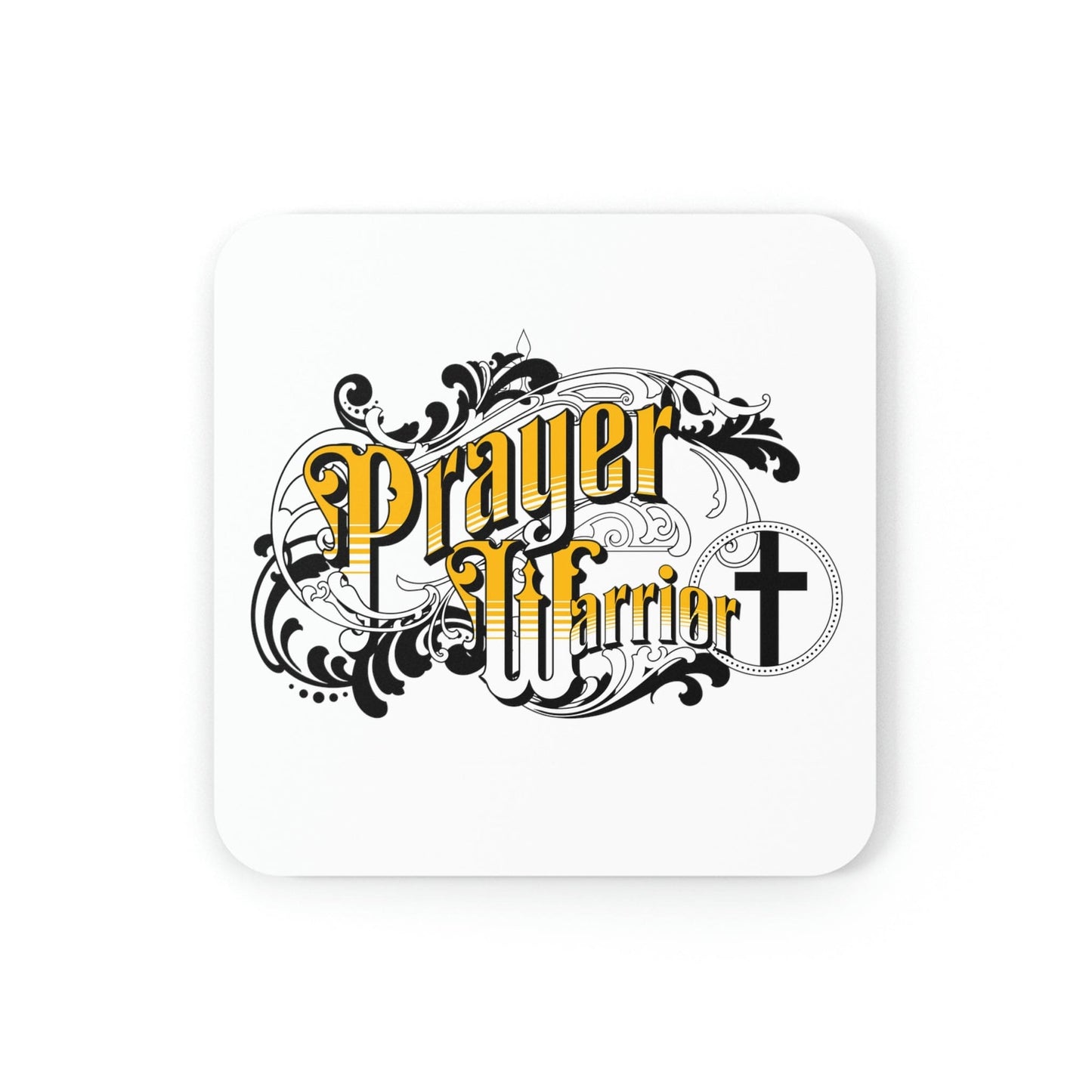 Home Decor - Coaster Set - 4 Piece Home/office - Prayer Warrior Christian Inspiration - S6