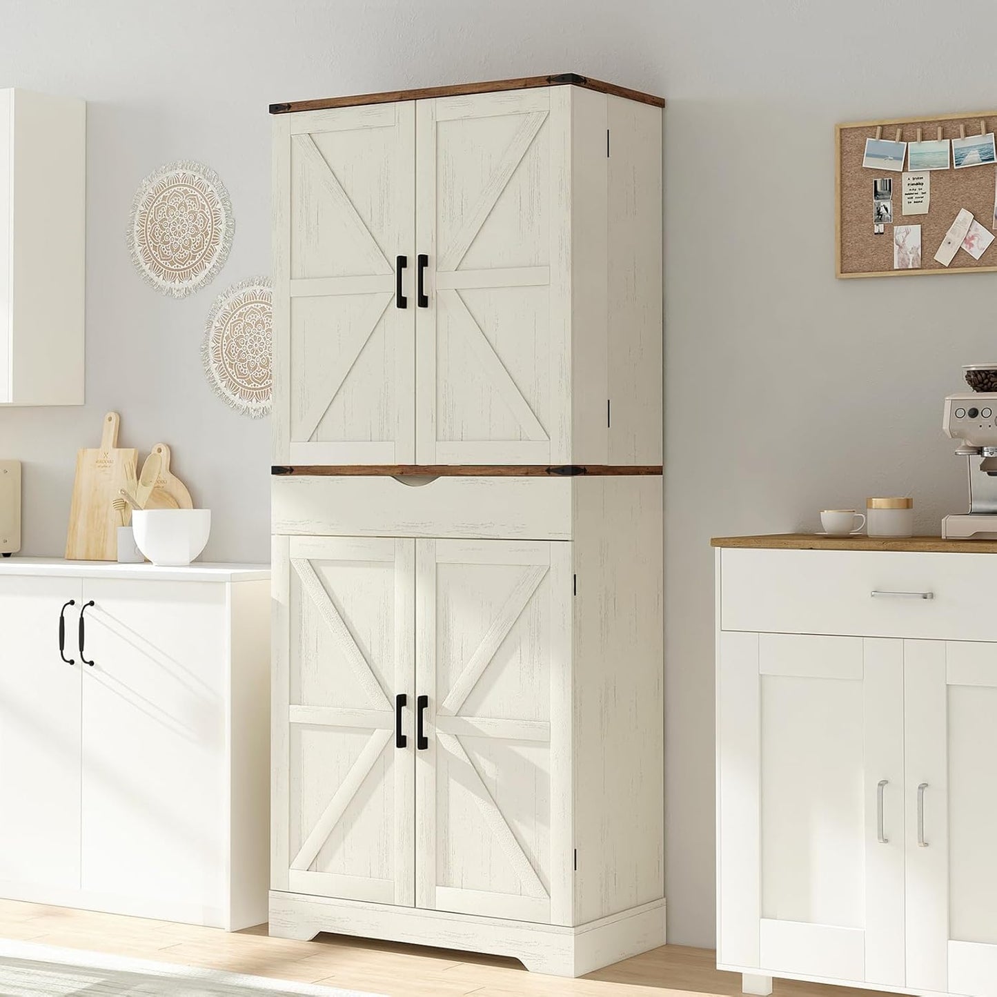 Yanosaku SC001  72'' Tall Kitchen Storage Pantry Cabinet