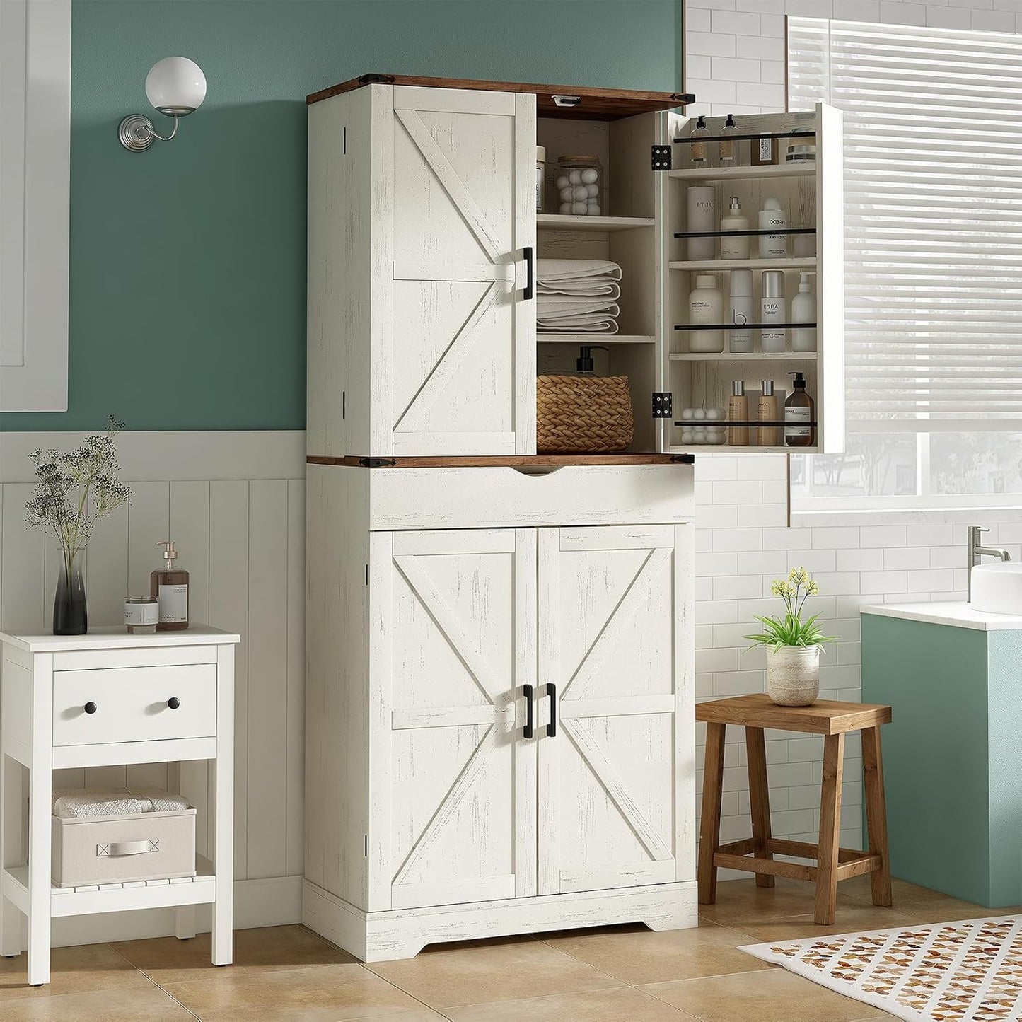 Yanosaku SC001  72'' Tall Kitchen Storage Pantry Cabinet
